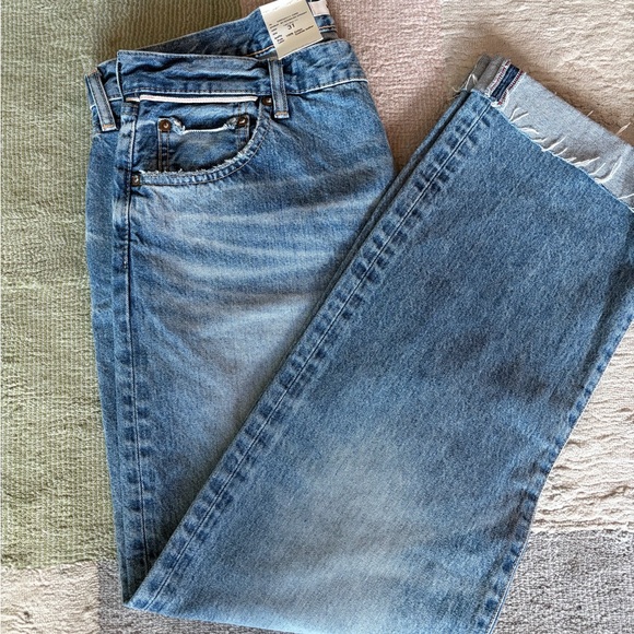 Moussy Classic Blue Boot Cut Jeans